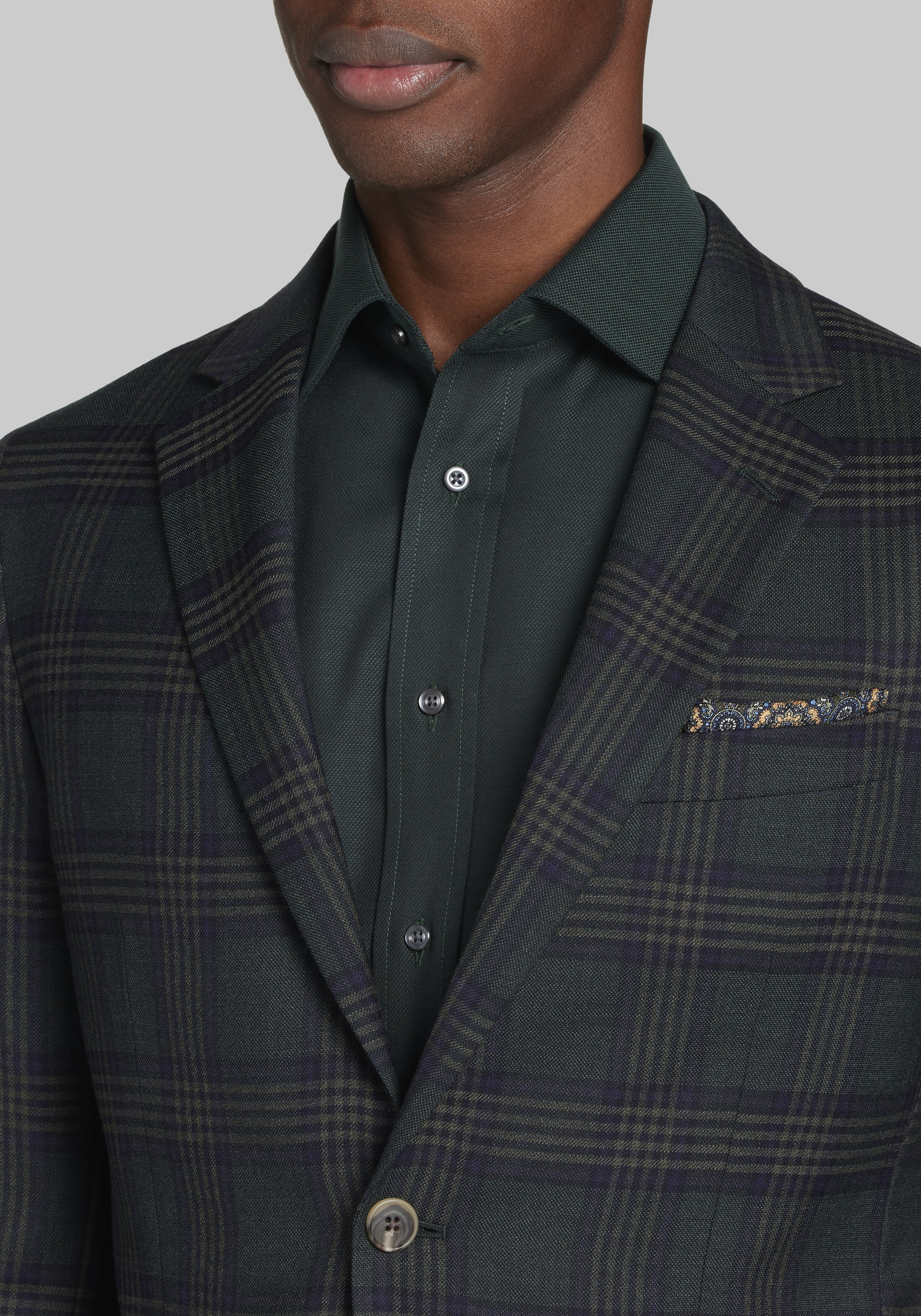 Jos. A. Bank Slim Fit Plaid Sportcoat CLEARANCE