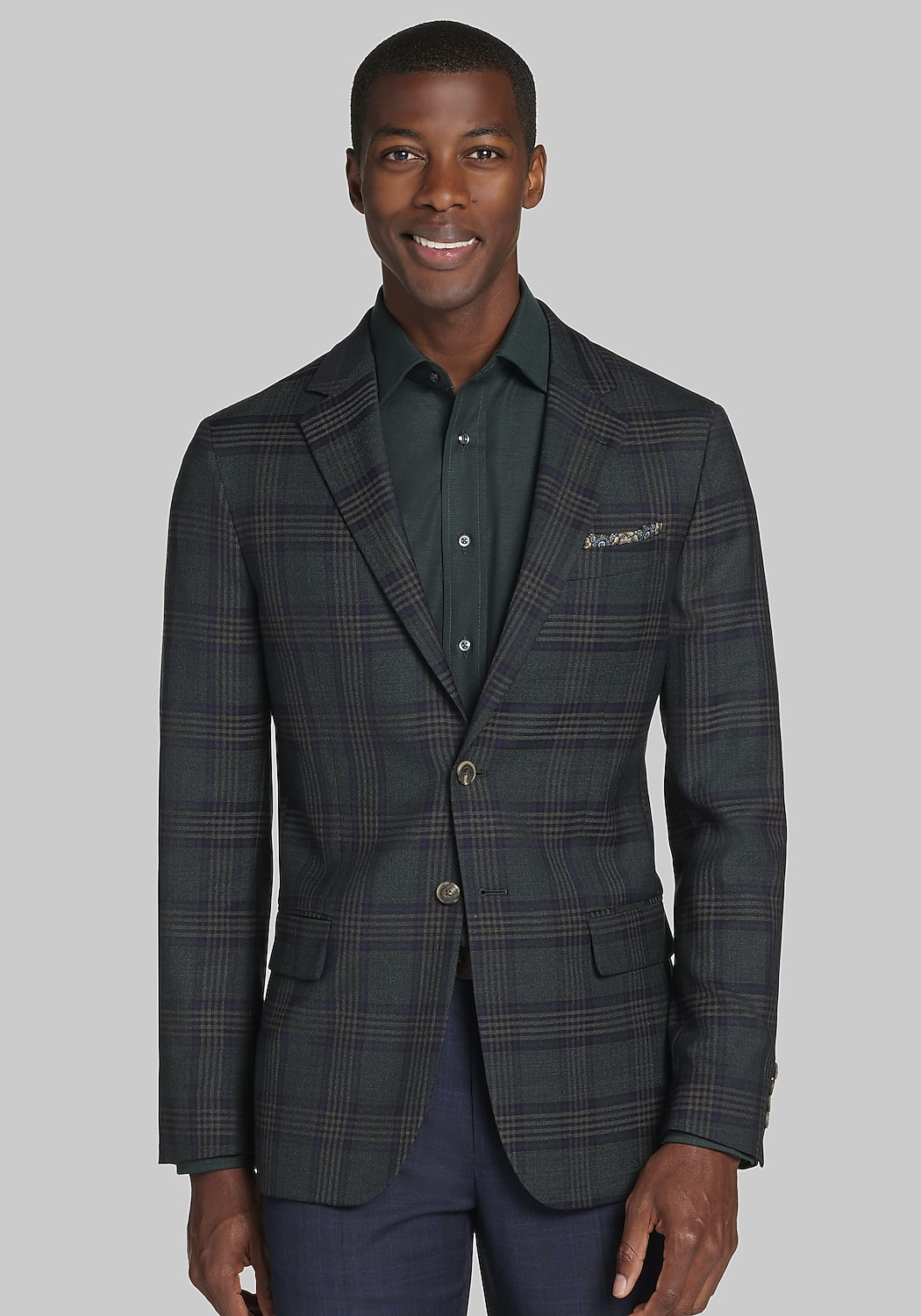 Jos. A. Bank Slim Fit Plaid Sportcoat CLEARANCE
