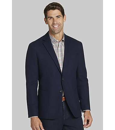 Men s Reserve Cashmere Blend Tailored Fit Sportcoat at Jos. A. Bank Blue Navy Size 44 Regular