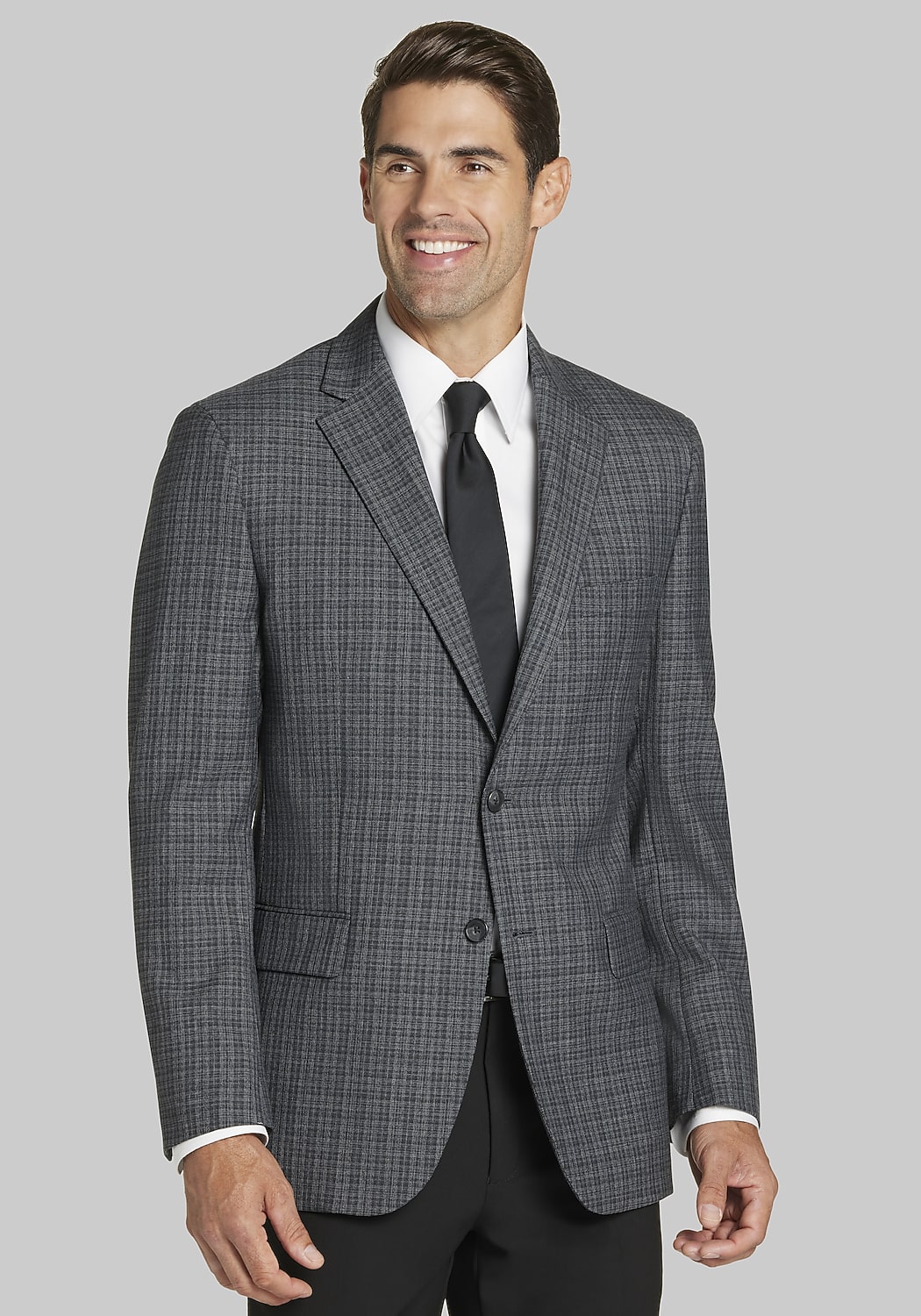 Jos. A. Bank Traditional Fit Small Plaid Sportcoat Big & Tall CLEARANCE