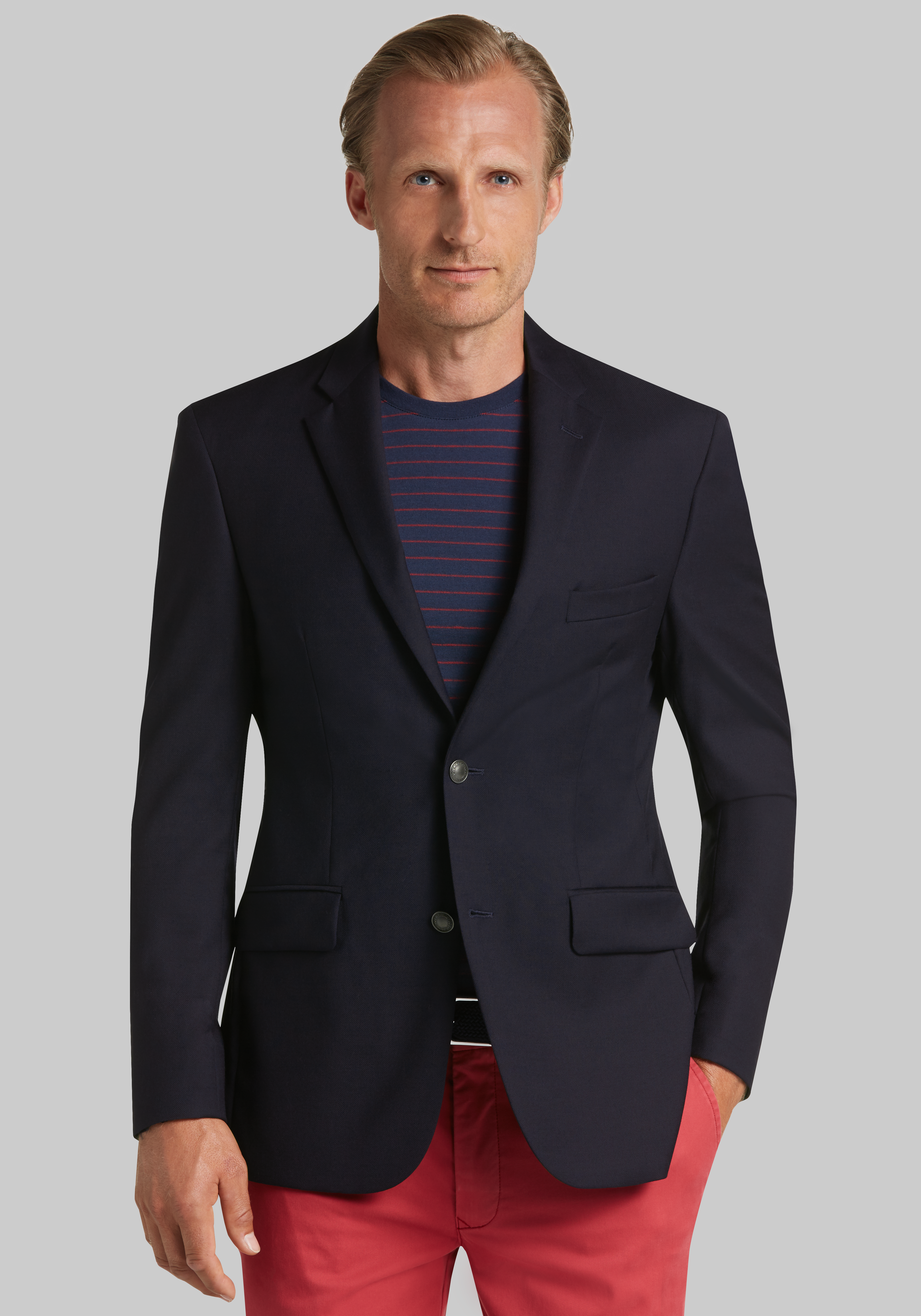 Mens big and on sale tall red blazer