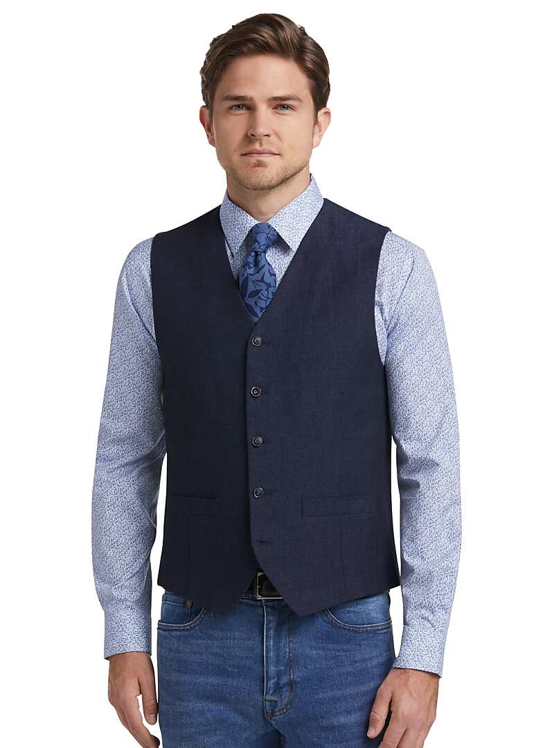 1905 Collection Tailored Fit Vest CLEARANCE - Sportcoats Specials | Jos ...