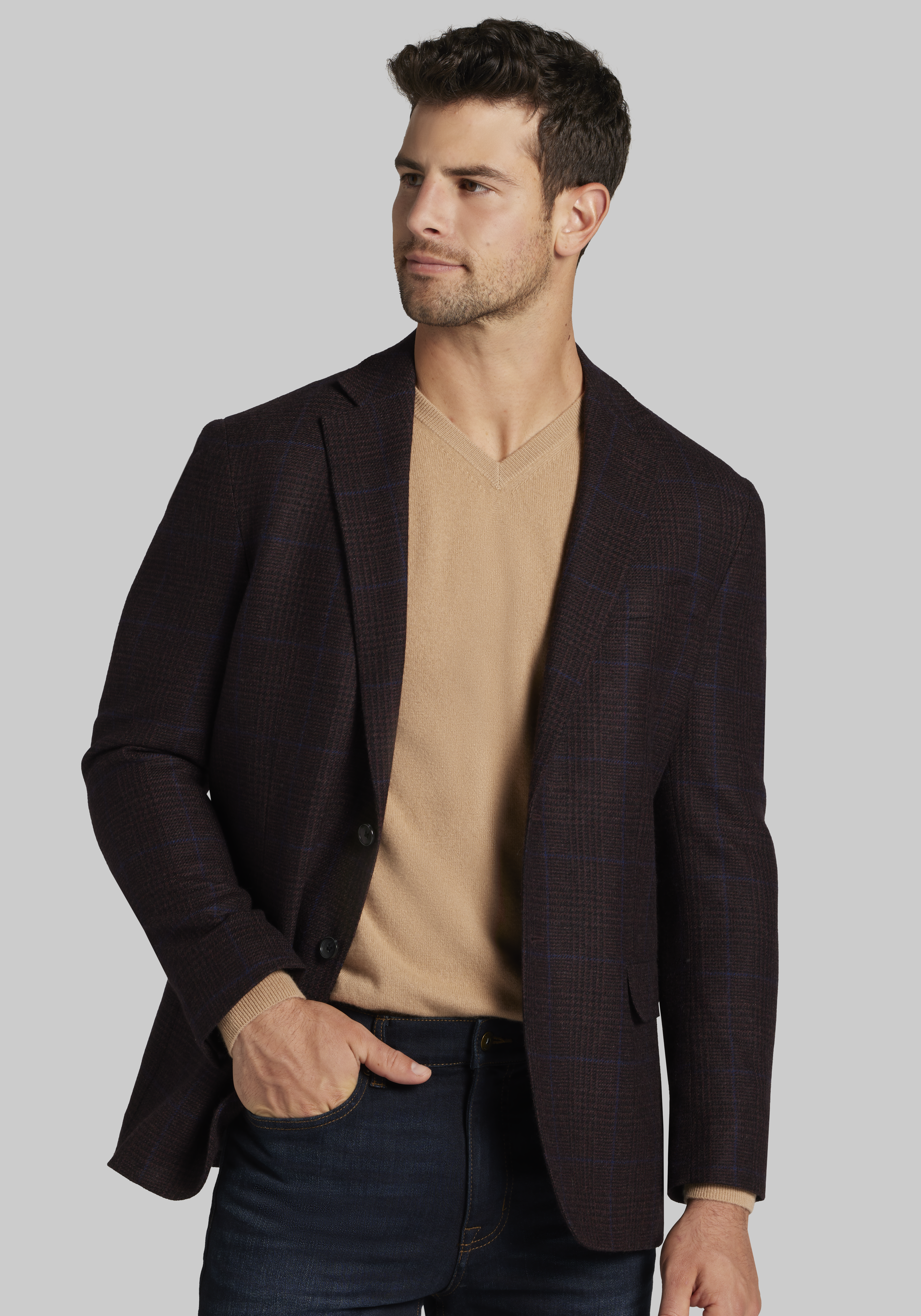 Men's Jos A Bank buy Blazer - Wool, Linen and Silk Mix