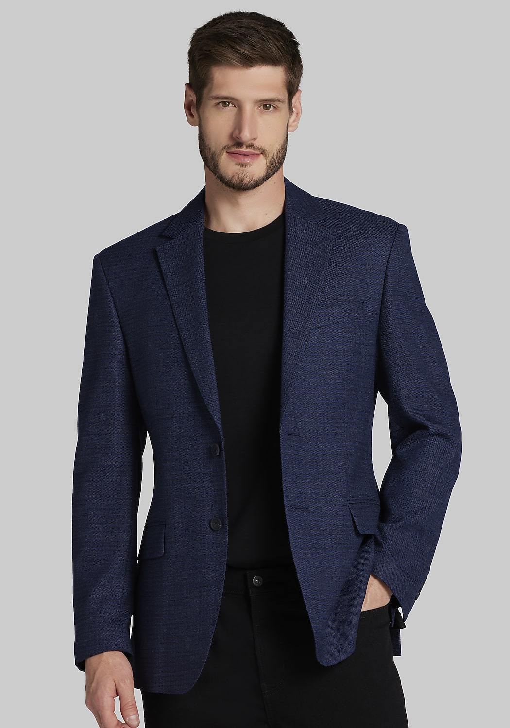 Traveler Collection Tailored Fit Check Sportcoat CLEARANCE