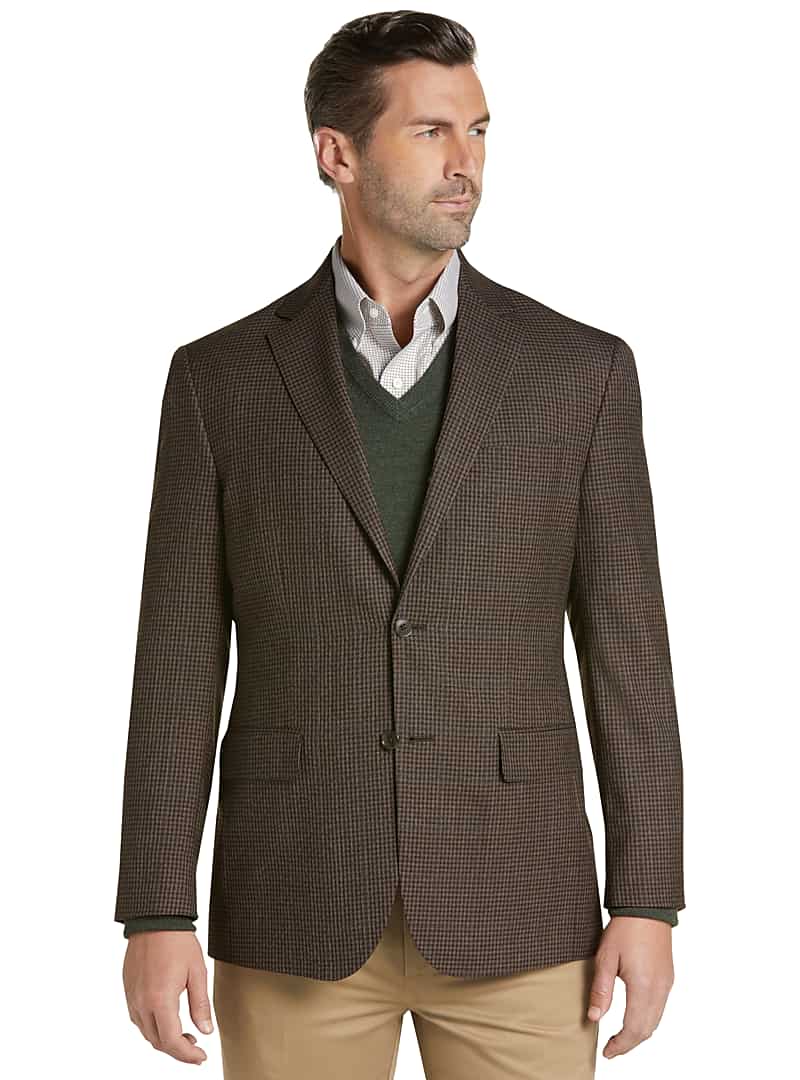 Traveler Collection Tailored Fit Check Sportcoat - Traveler Sportcoats ...