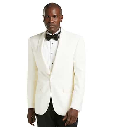 Formal shop white jacket