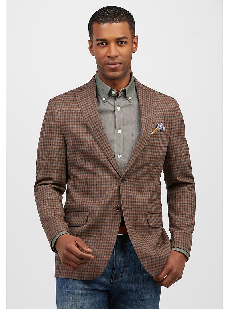 1905 Collection Tailored Fit Tattersall Sportcoat - 1905 Sportcoats ...