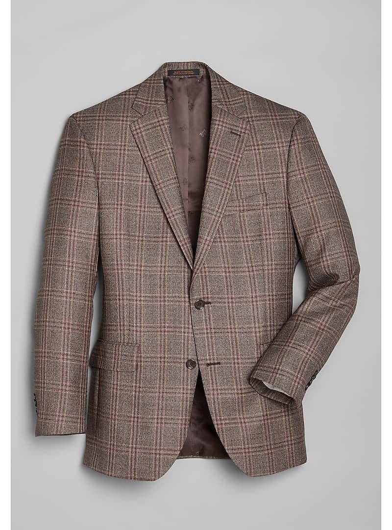 Reserve Collection Tailored Fit Plaid Sportcoat - Reserve Sportcoats ...