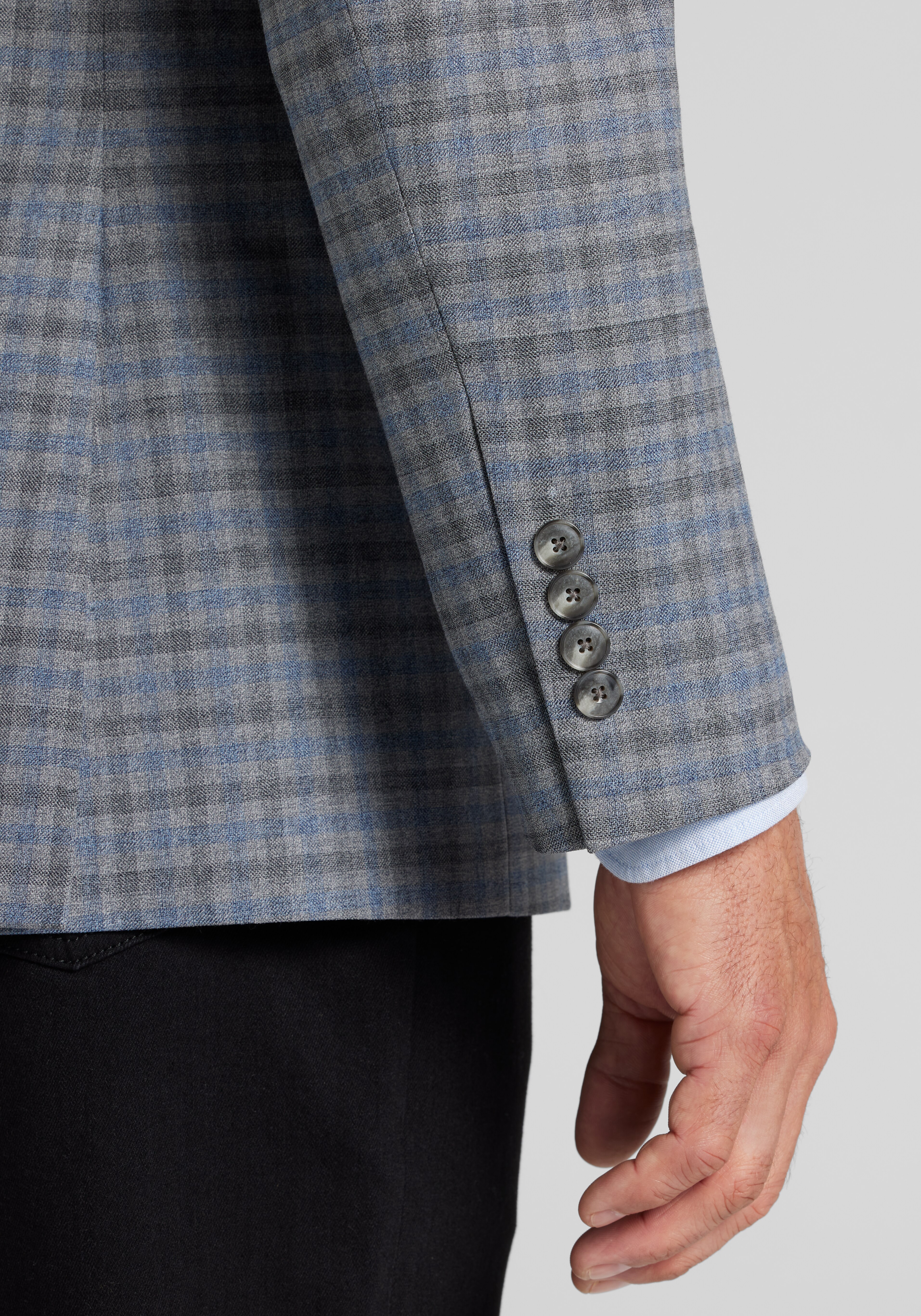 Jos. A. Bank Traditional Fit Comfort Stretch Plaid Sportcoat - Big & Tall CLEARANCE