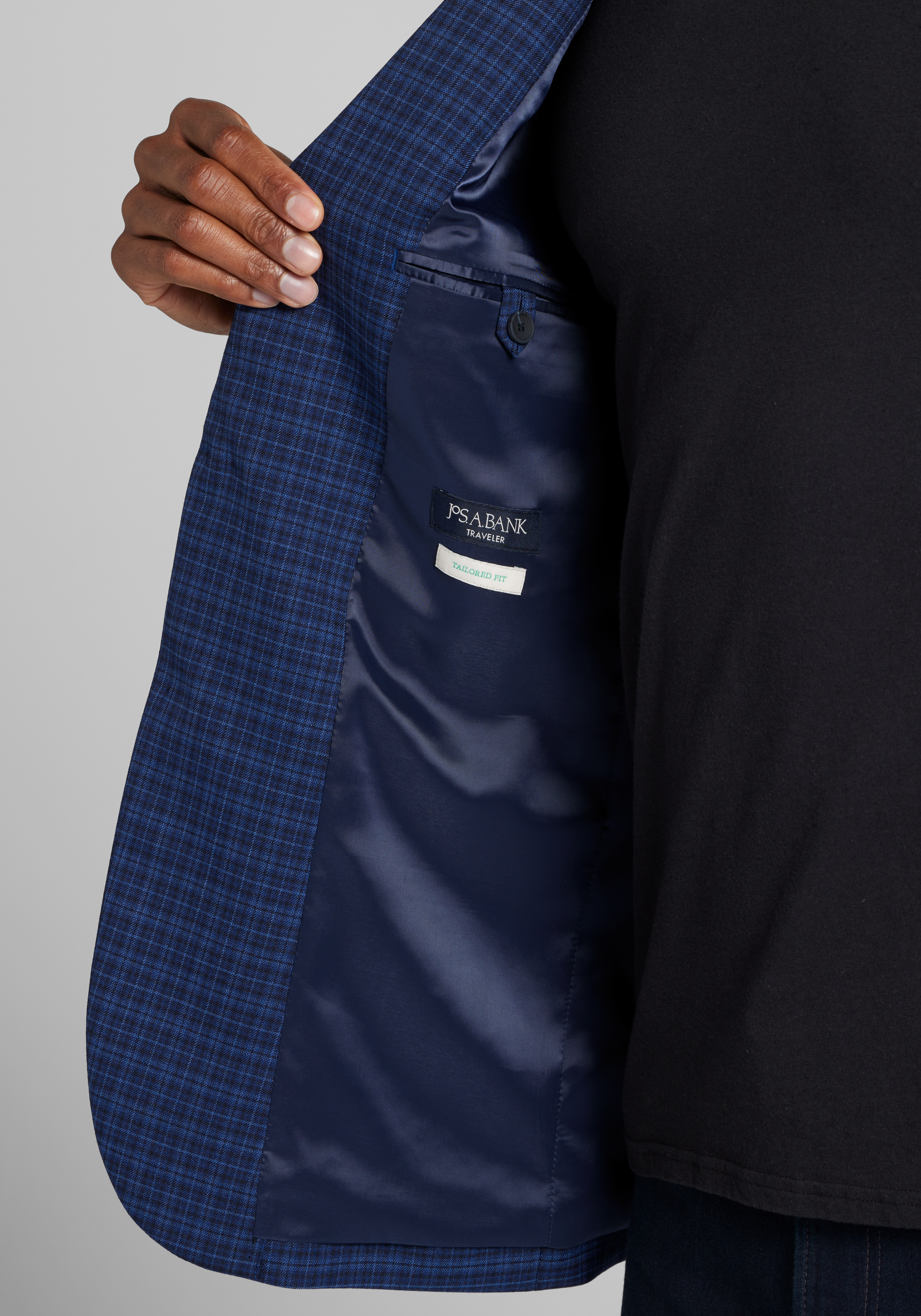 Traveler® 37.5 Performance Tailored Small Plaid Sportcoat CLEARANCE