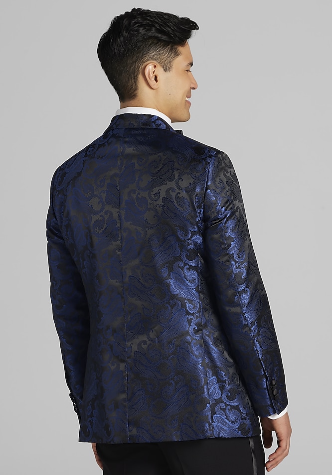ジャケット・アウター GYPSY & SONS Pile JKT Dark Navy Paisley Jos. A. Bank Paisley Dinner Jacket CLEARANCE - All Clearance