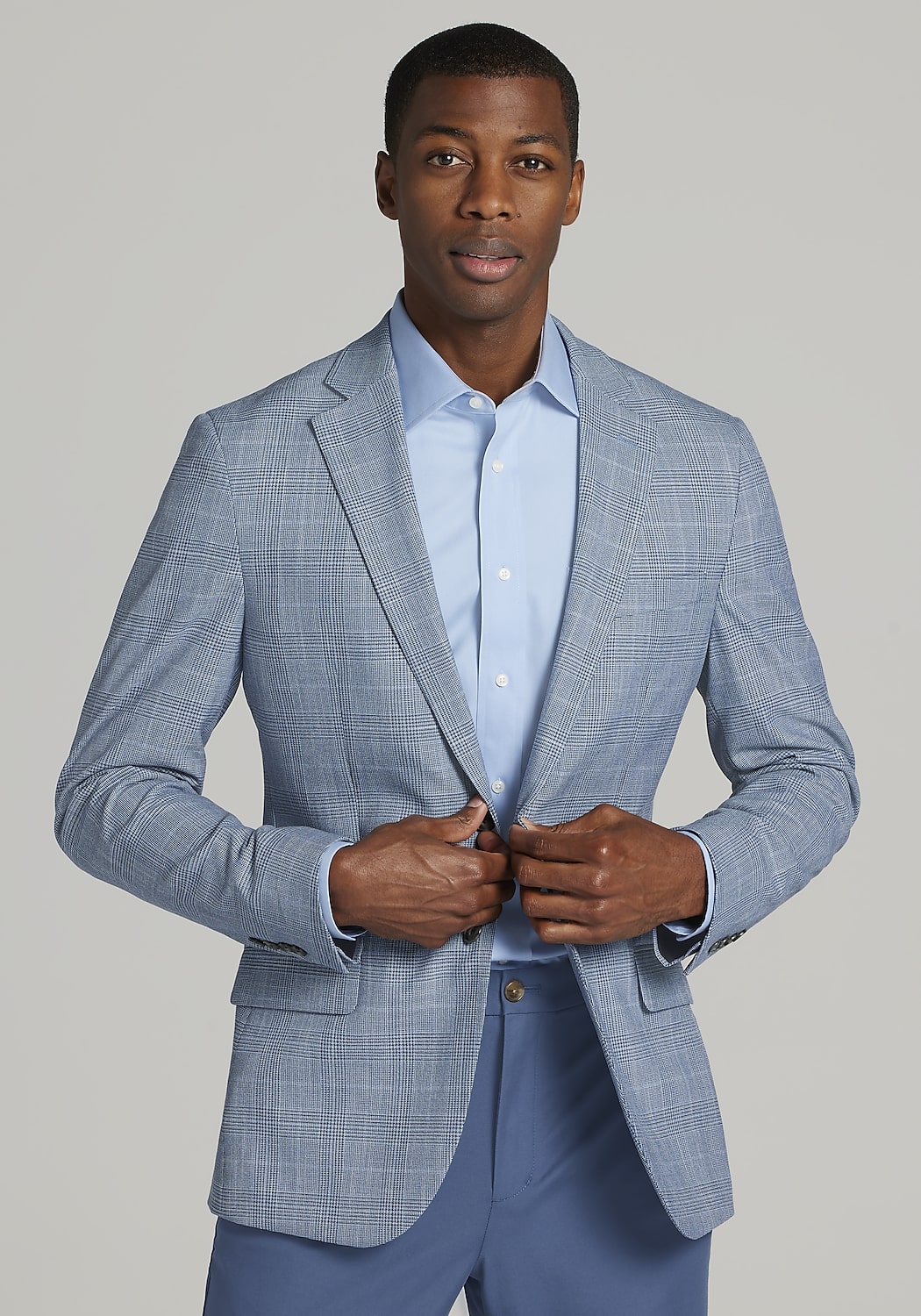 Jos. A. Bank Slim Fit Plaid Sportcoat