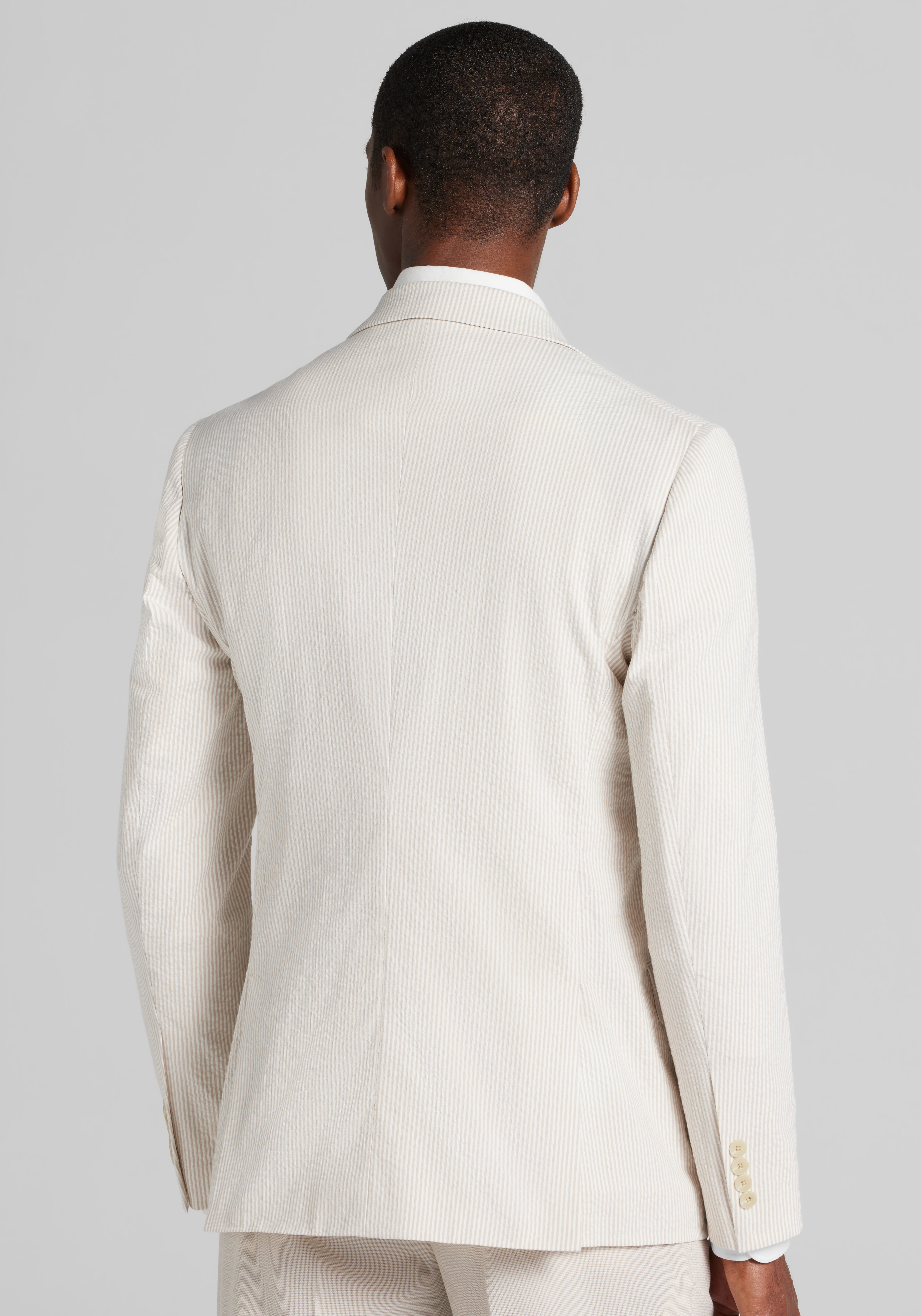 Jos. A. Bank Comfort Stretch Tailored Fit Seersucker Sportcoat CLEARANCE
