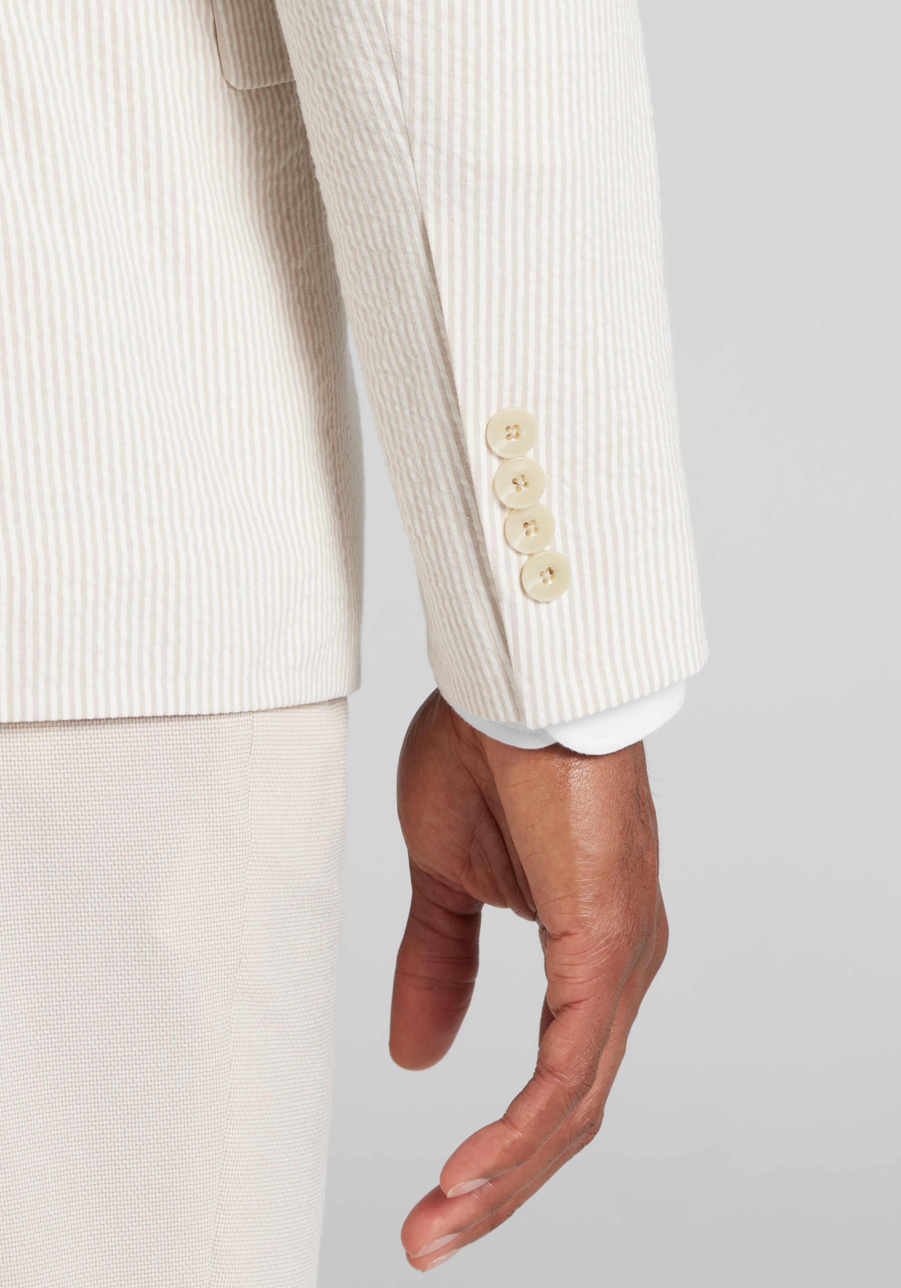 Jos. A. Bank Comfort Stretch Tailored Fit Seersucker Sportcoat CLEARANCE