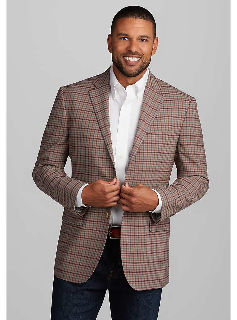 Traveler Collection Tailored Fit Check Sportcoat