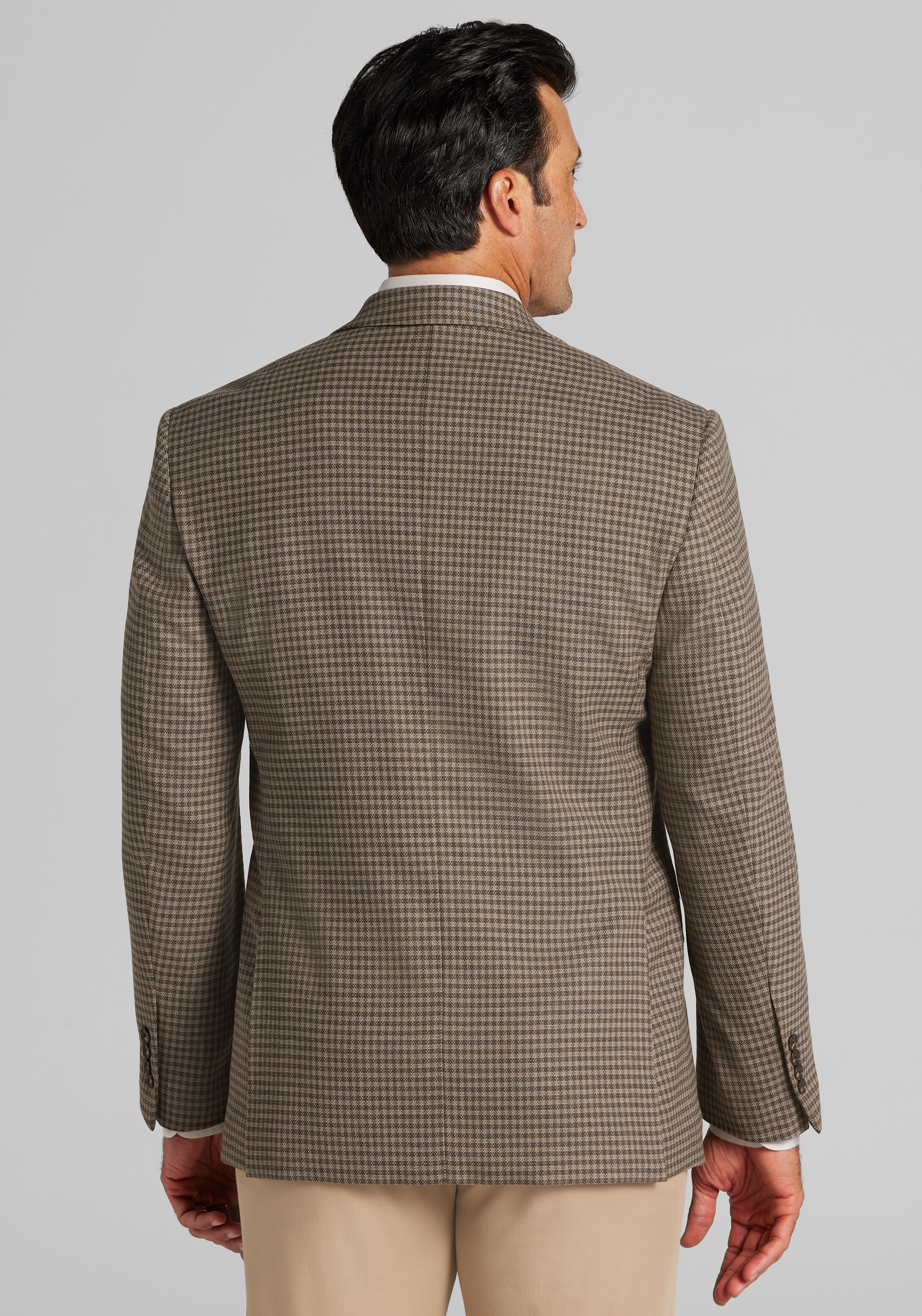 Jos. A. Bank Comfort Stretch Traditional Fit Check Sportcoat - Big & Tall CLEARANCE