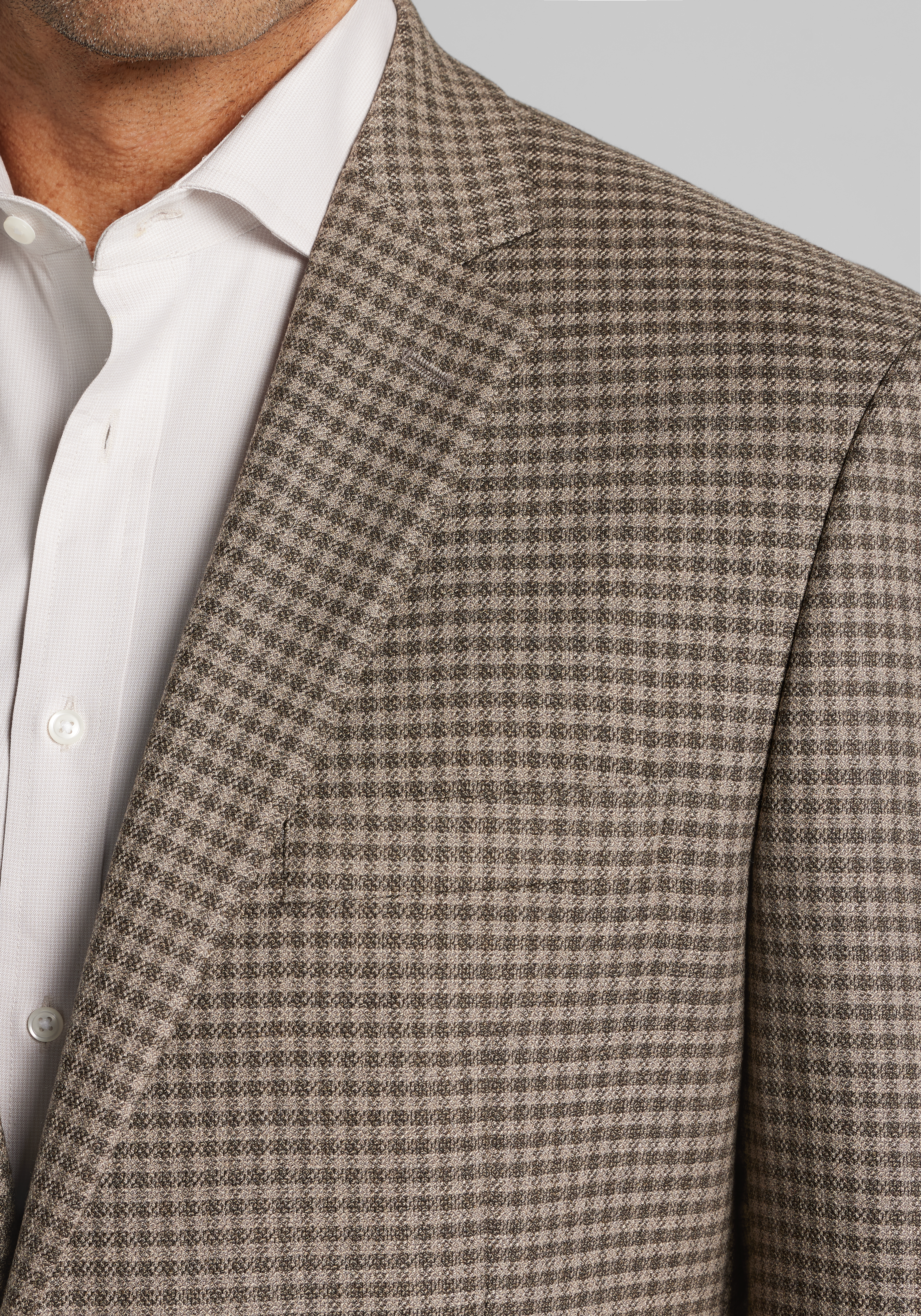 Jos. A. Bank Comfort Stretch Traditional Fit Check Sportcoat - Big & Tall CLEARANCE