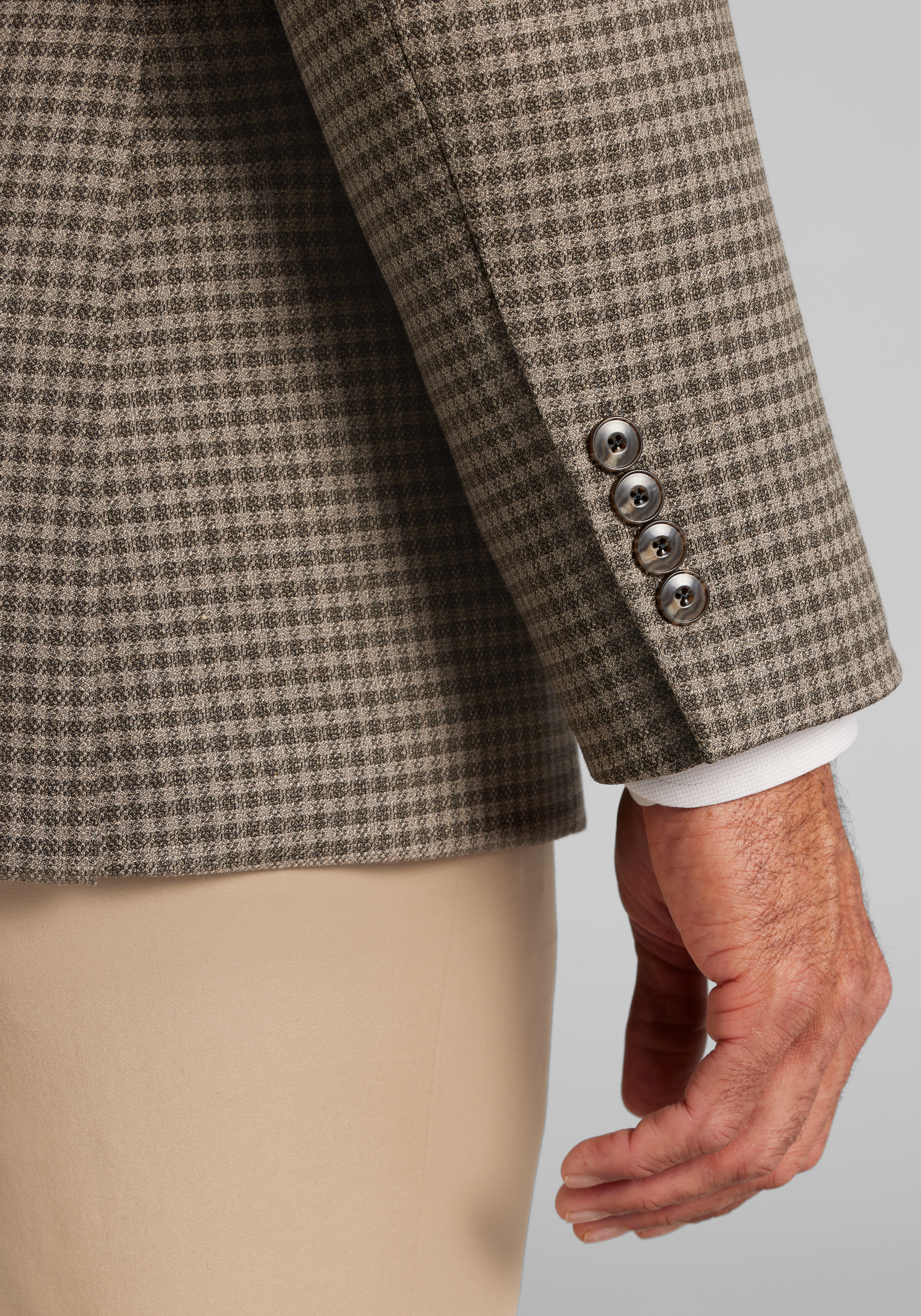 Jos. A. Bank Comfort Stretch Traditional Fit Check Sportcoat - Big & Tall CLEARANCE