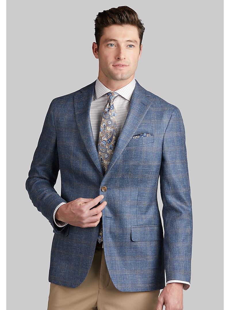 Reserve Collection Tailored Fit Windowpane Plaid Sportcoat CLEARANCE ...