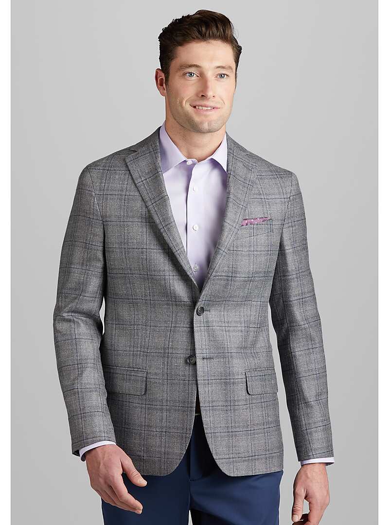 Reserve Collection Tailored Fit Windowpane Plaid Sportcoat CLEARANCE ...