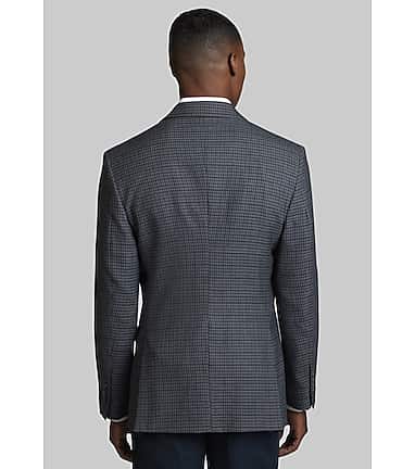 Executive Collection Traditional Fit Tattersall Check Sportcoat CLEARANCE