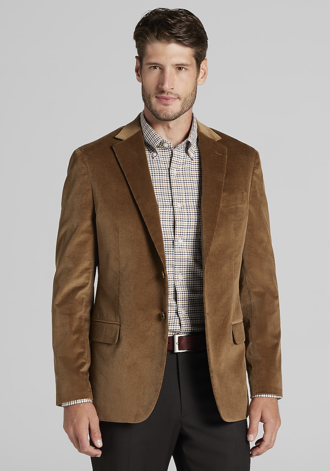 Jos. A. Bank Tailored Fit Comfort Stretch Corduroy Sportcoat