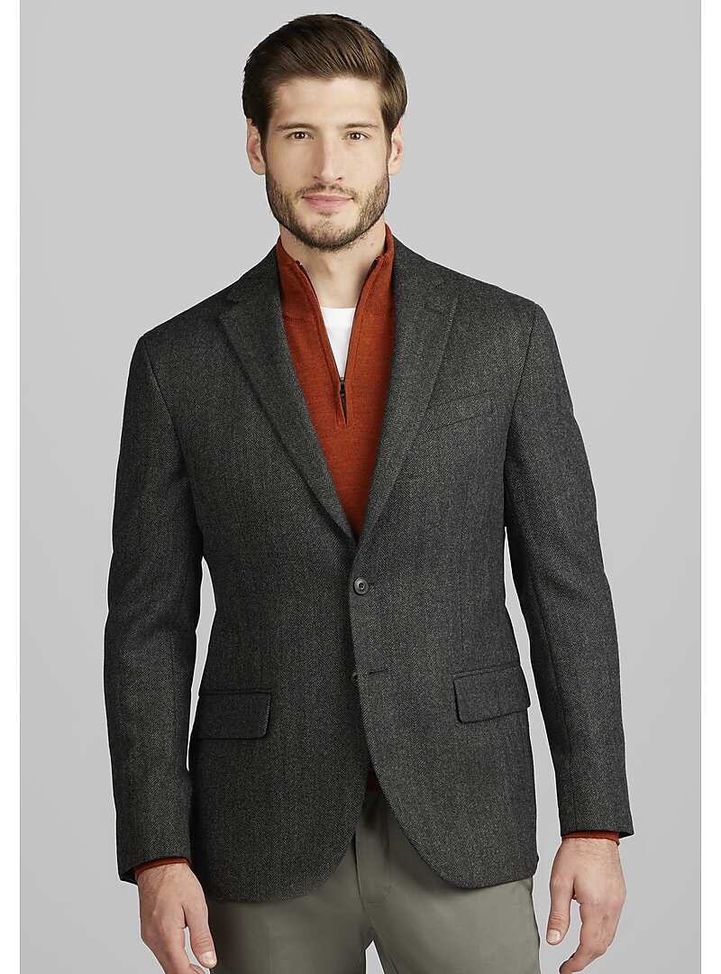 Jos. A. Bank Tailored Fit Herringbone Sportcoat CLEARANCE - All ...