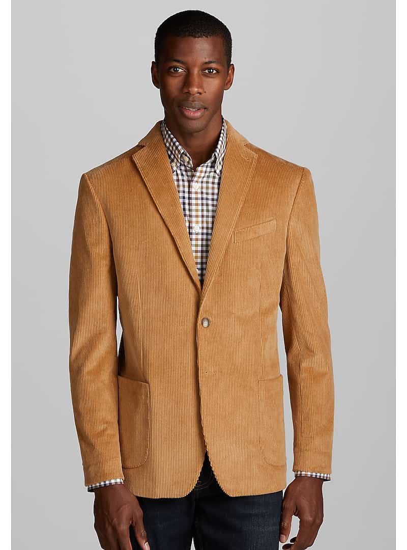 Jos. A. Bank Men's 1905 Collection Tailored Fit Tan Corduroy Sportcoat (various sizes)