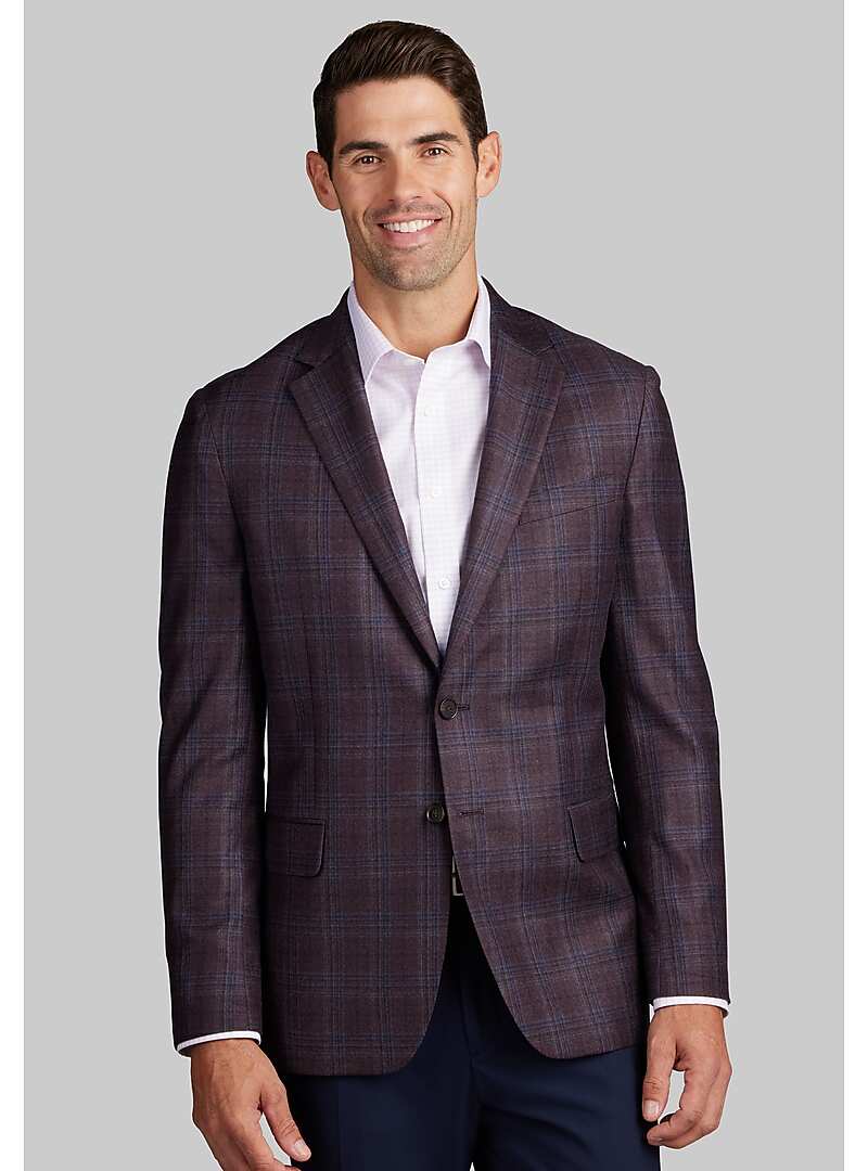 Reserve Collection Tailored Fit Plaid Sportcoat CLEARANCE - All ...