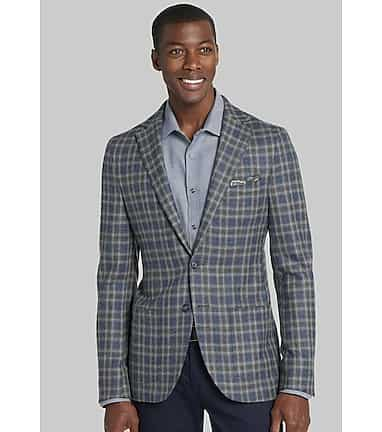 Jos. A. Bank Slim Fit Check Sportcoat - Big & Tall CLEARANCE - All