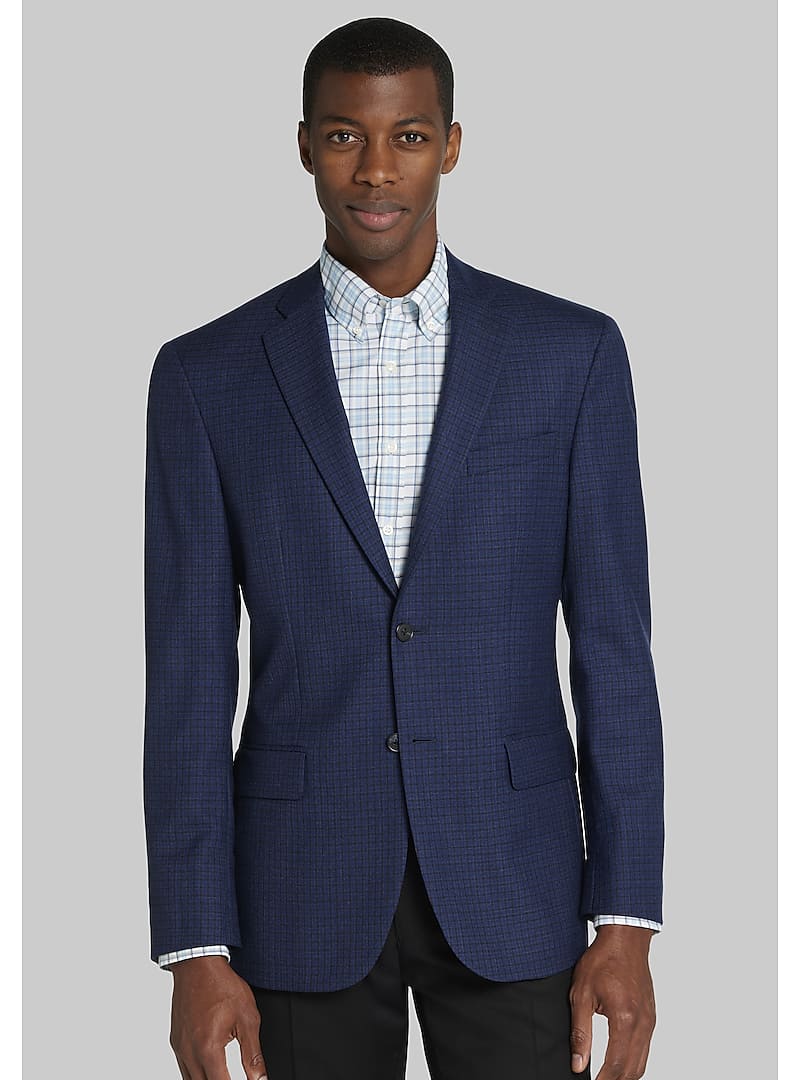 Traveler Collection Tailored Fit Check Sportcoat CLEARANCE - All ...
