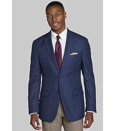 Plaid blue hotsell sport coat