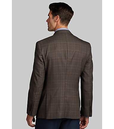 Traveler Collection Tailored Fit Windowpane Suit CLEARANCE - All Clearance