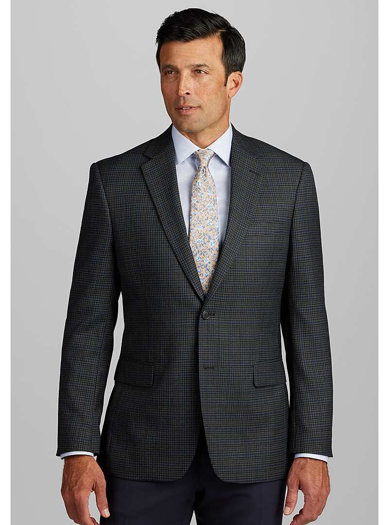 Jos. A. Bank Collection Traditional Fit Check Sportcoat All Sportcoats & Blazers Jos A Bank
