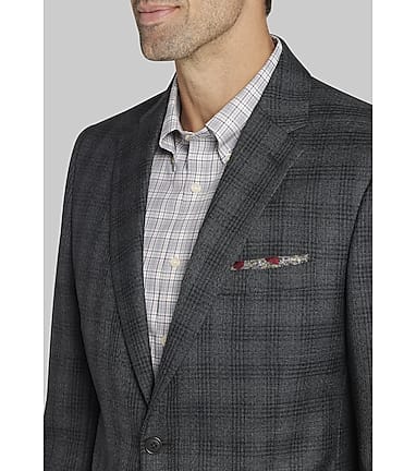 Jos. A. Bank Traditional Fit Plaid Sportcoat - Big & Tall