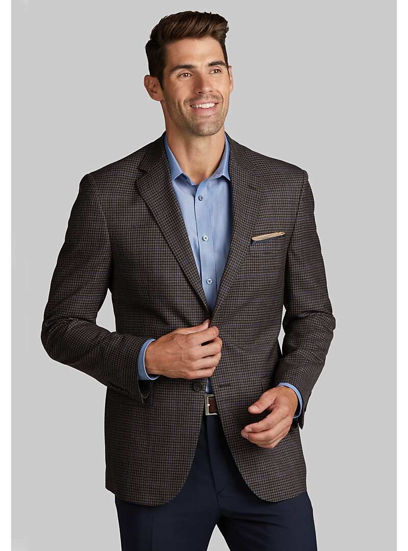 Traveler Collection Tailored Fit Check Sportcoat CLEARANCE - All ...