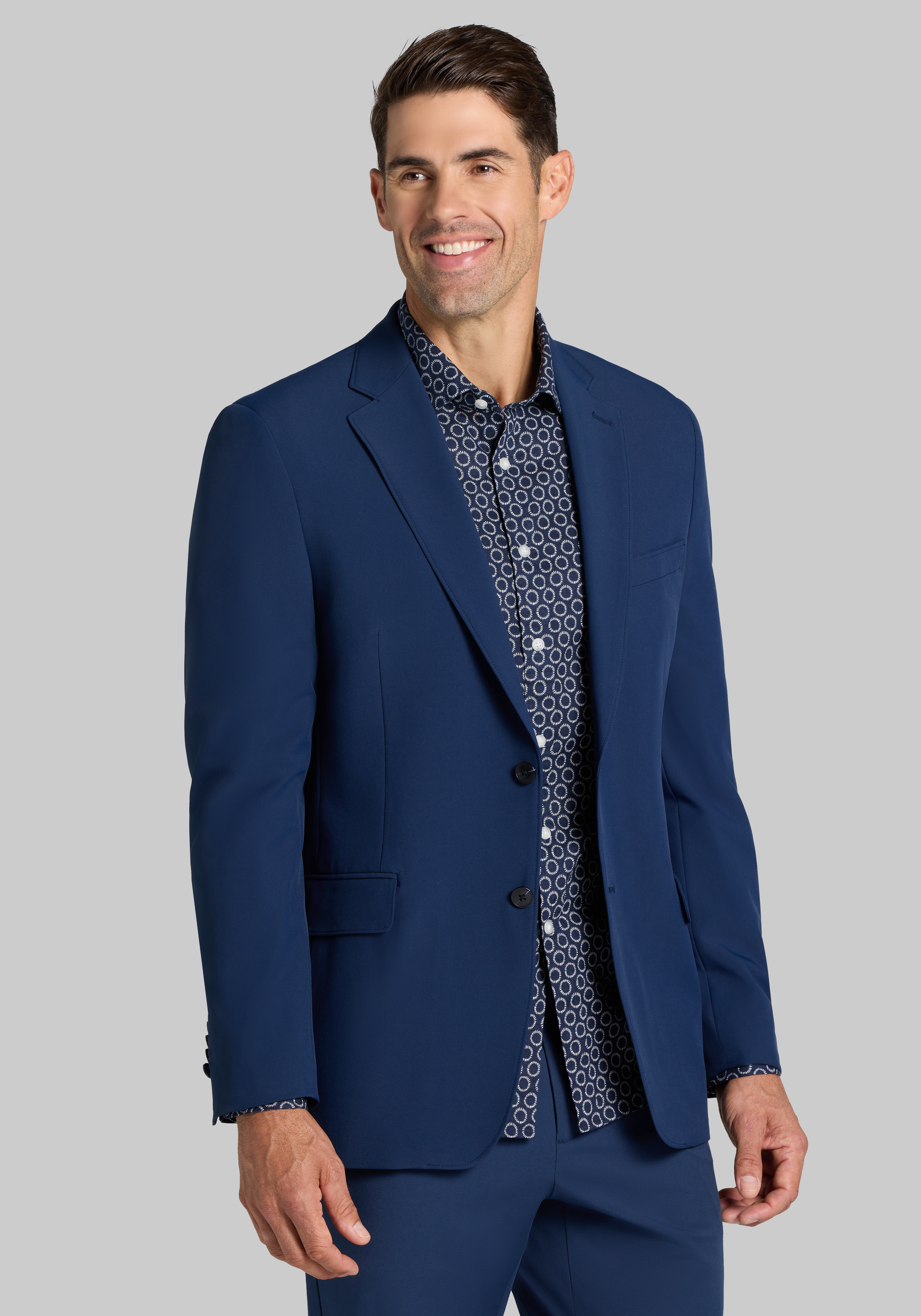 Men's Sportcoats, Traveler&reg; Performance Tech Tailored Fit Blazer - Jos A Bank