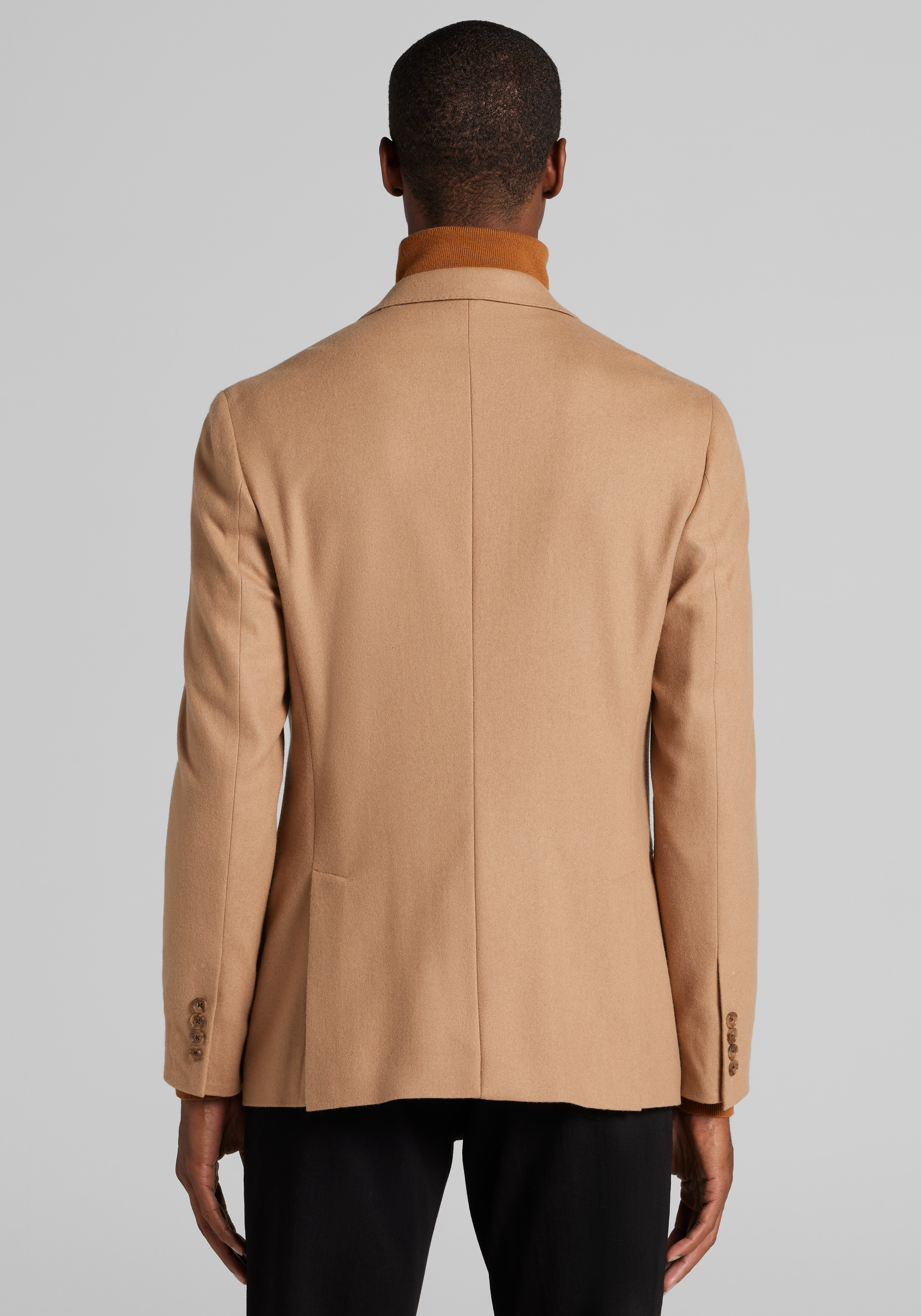 Reserve Collection Tailored Fit Solid Cashmere Blend Sportcoat CLEARANCE