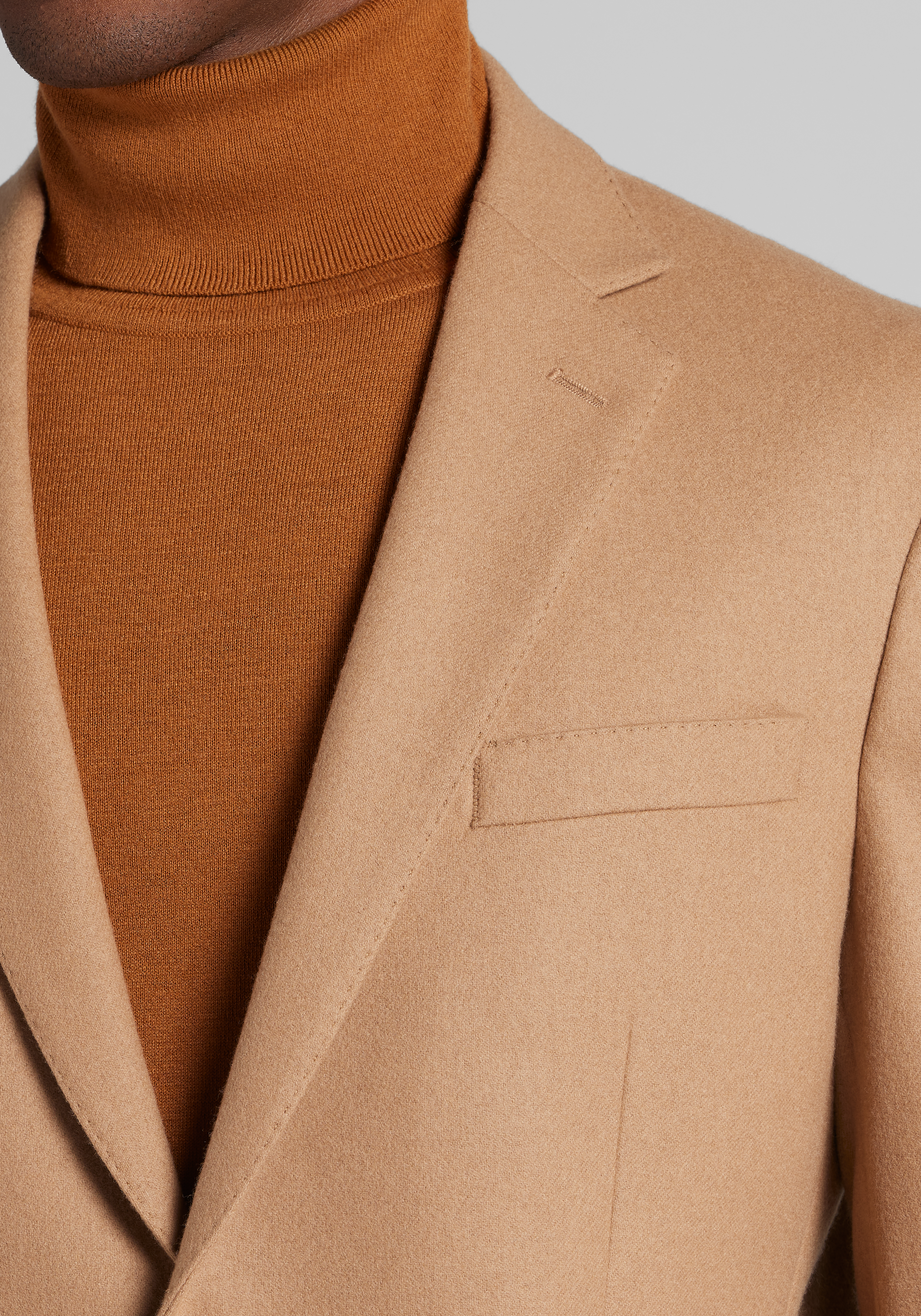 Reserve Collection Tailored Fit Solid Cashmere Blend Sportcoat CLEARANCE