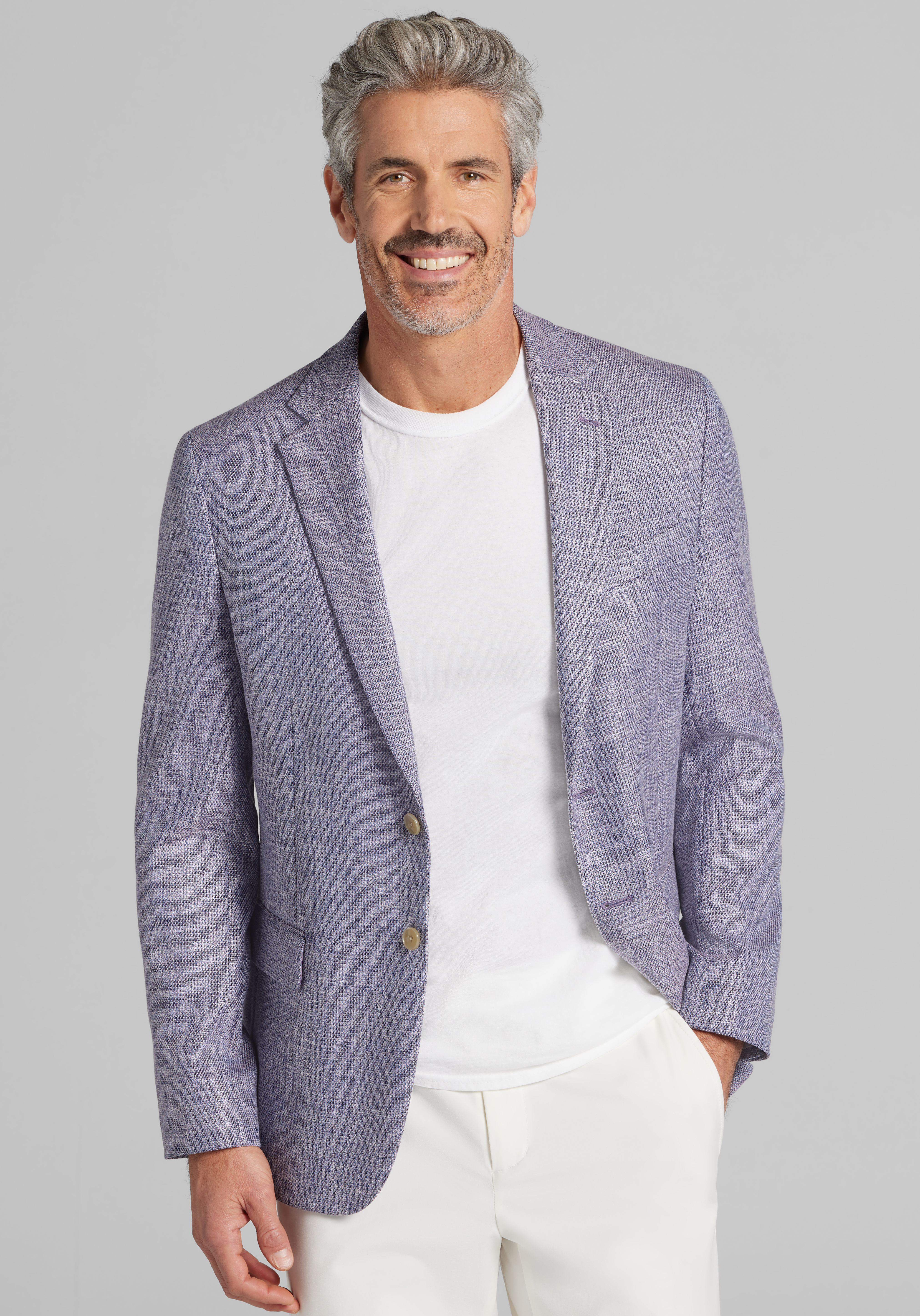 Men's Sportcoats, Jos. A. Bank Tailored Fit Comfort Stretch Textured Sportcoat - Jos A Bank
