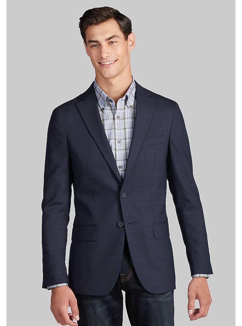 Travel Tech Slim Fit Check Sportcoat CLEARANCE - All Clearance | Jos A Bank