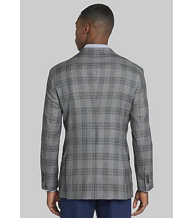 1905 Collection Tailored Fit Plaid Sportcoat CLEARANCE - All