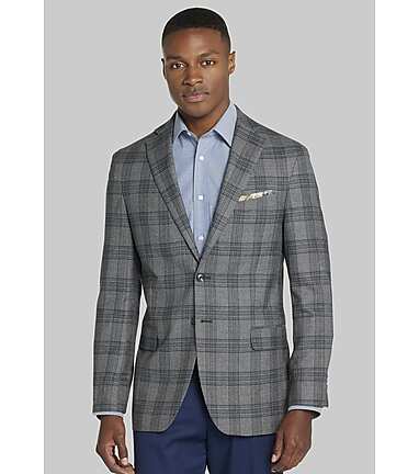 Mens tartan clearance plaid sport coat