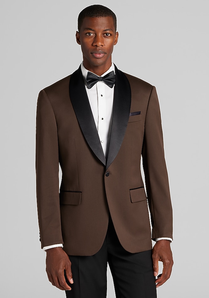 Jos. A. Bank Comfort Stretch Tailored Fit Sateen Dinner Jacket