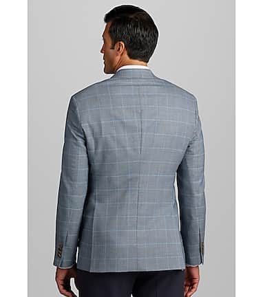 Jos. A. Bank Tailored Fit Windowpane Sportcoat CLEARANCE All