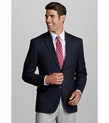 Jos a 2025 bank navy blazer