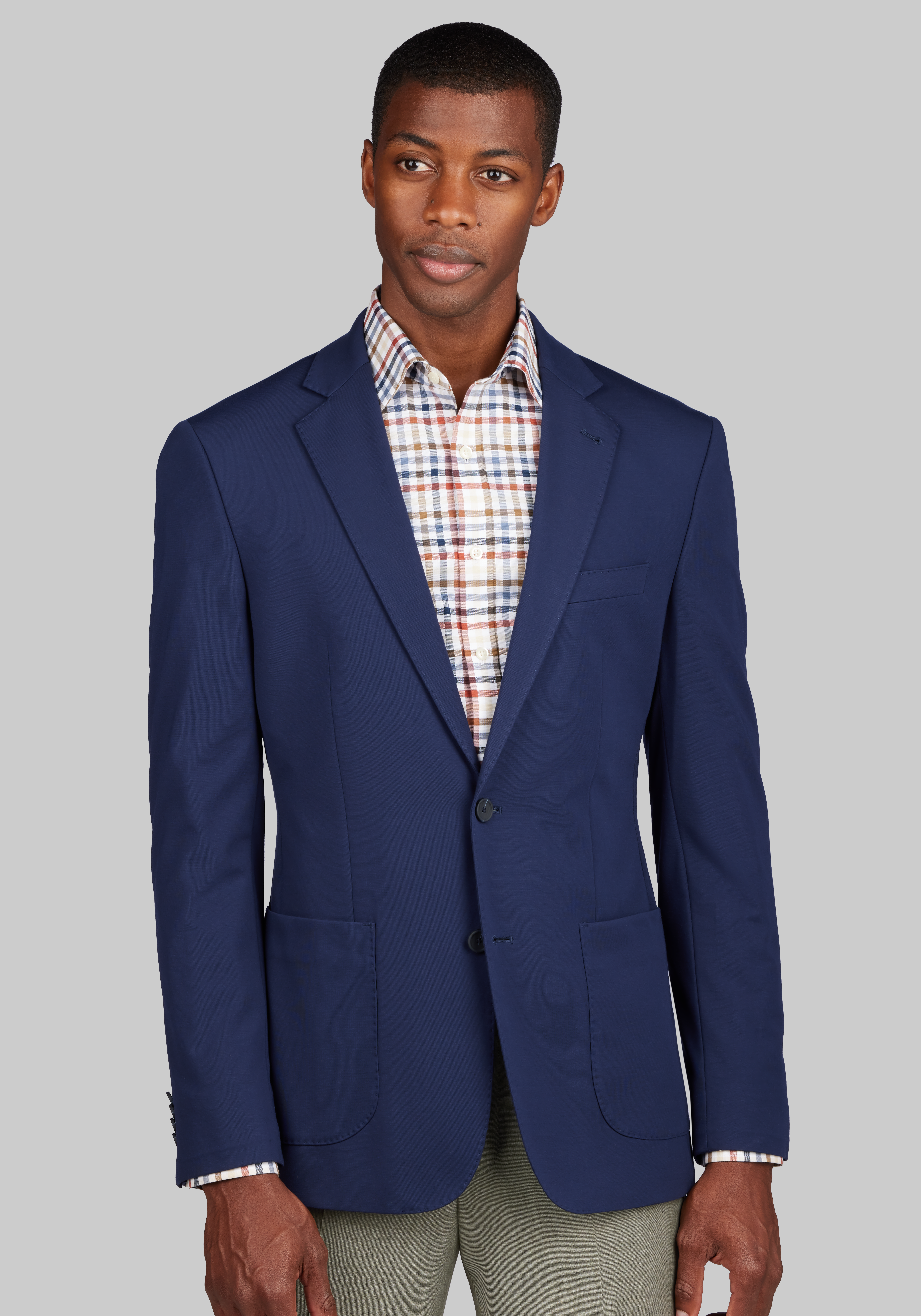 Jos a bank navy on sale blazer