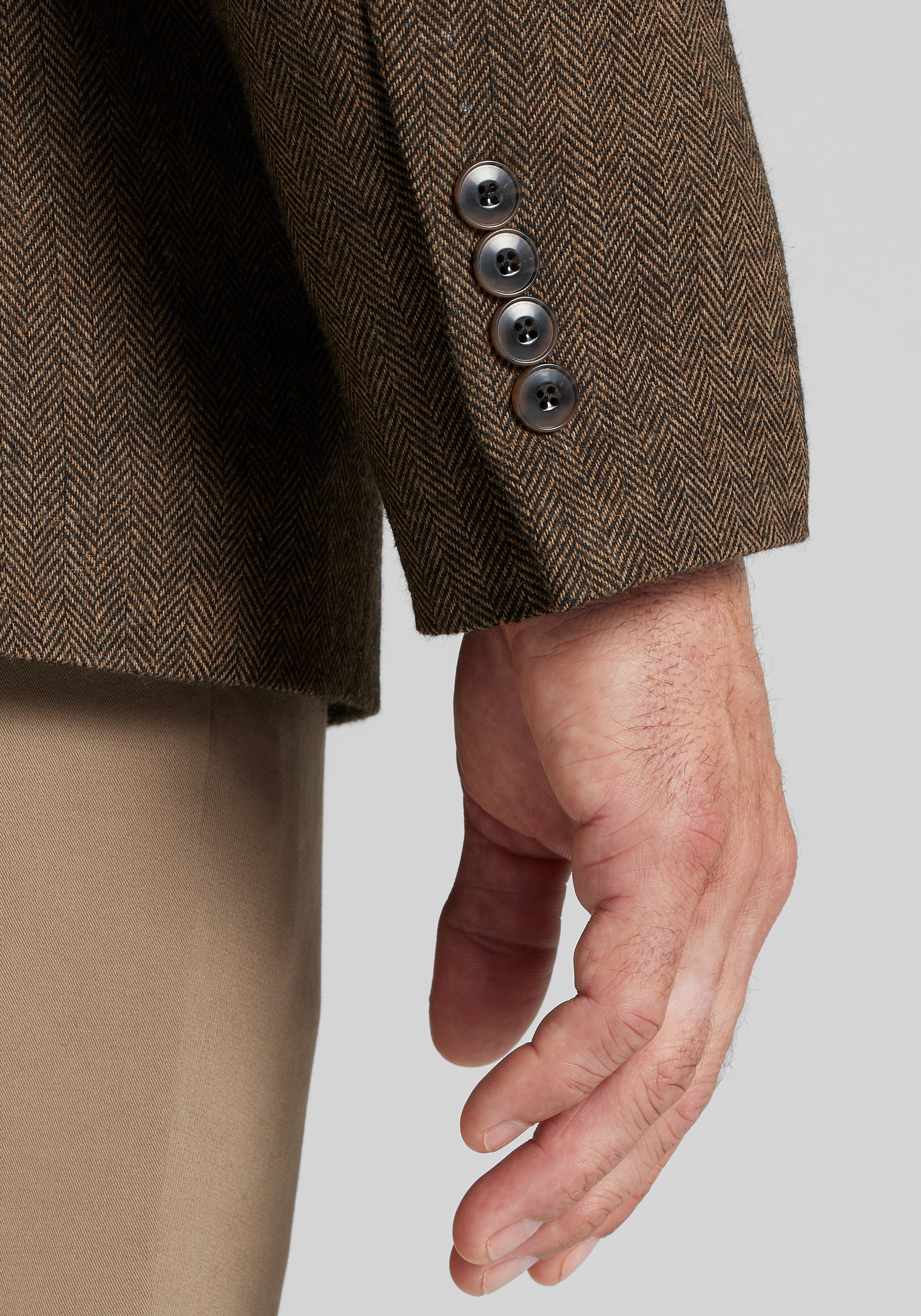 1905 Collection Tailored Fit Herringbone Sportcoat - Big & Tall CLEARANCE