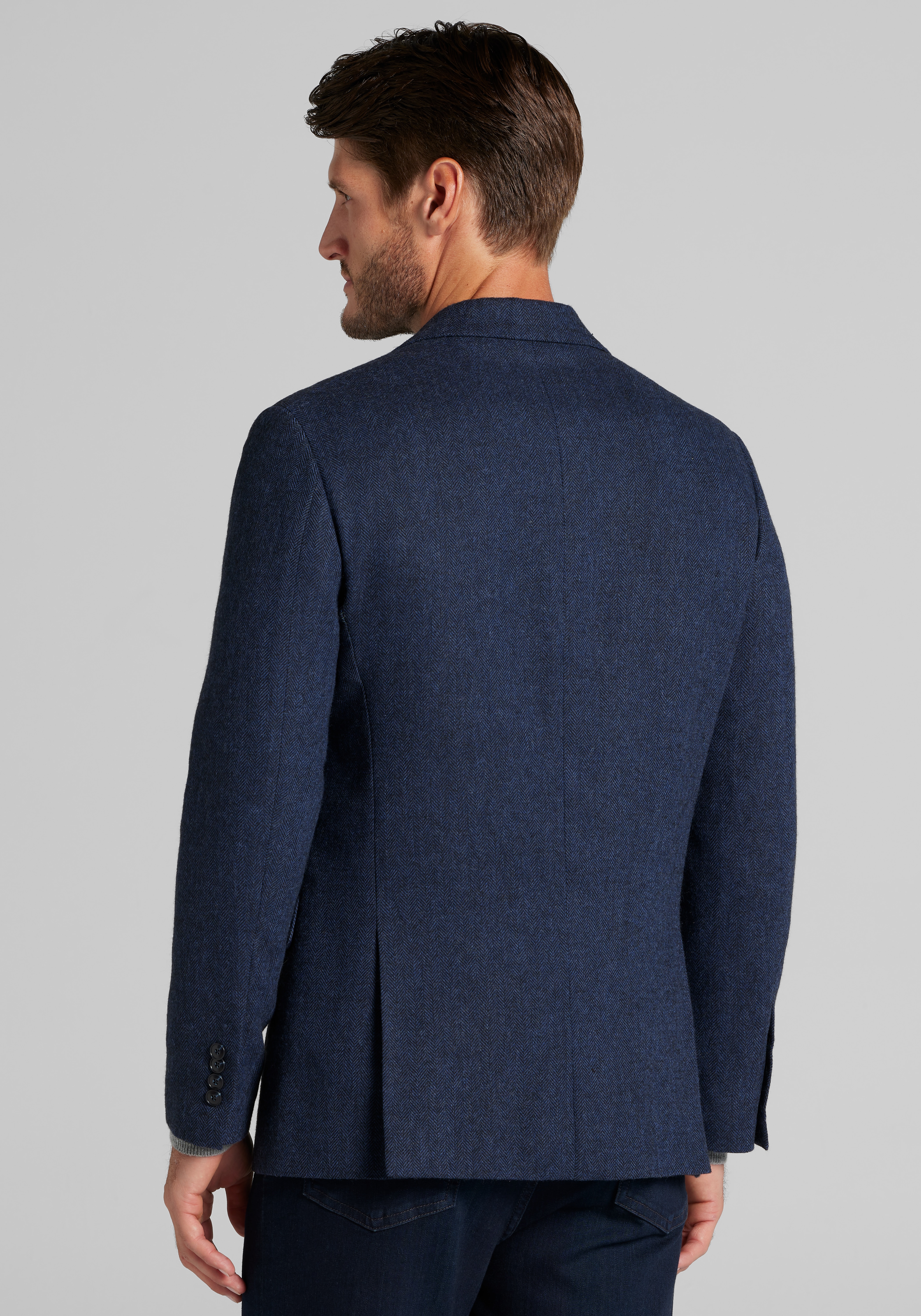 1905 Collection Tailored Fit Herringbone Sportcoat - Big & Tall CLEARANCE