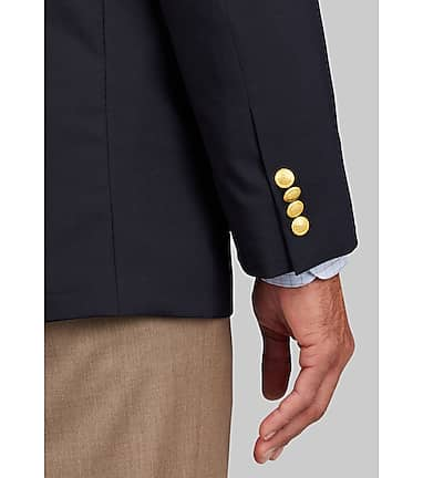 Jos. A. Bank Men's Traditional Fit Blazer, Navy, 44 Short